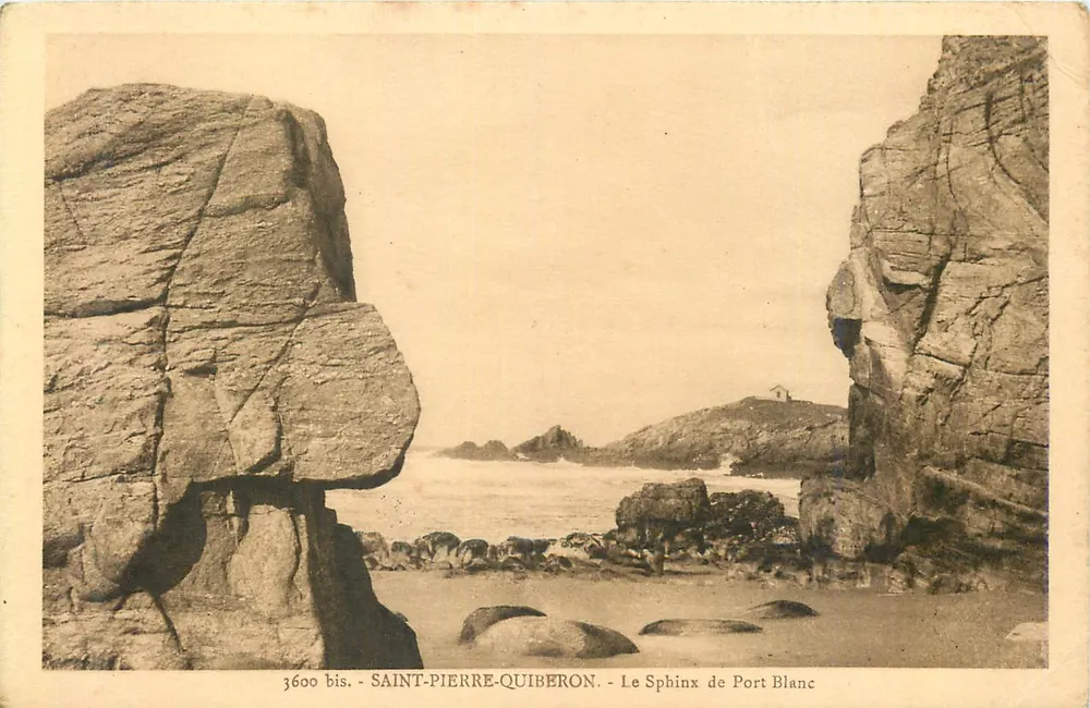 Saint-Pierre-Quiberon — O Esfinge de Port Blanc — Laurent-Nol, Rennes - Frente