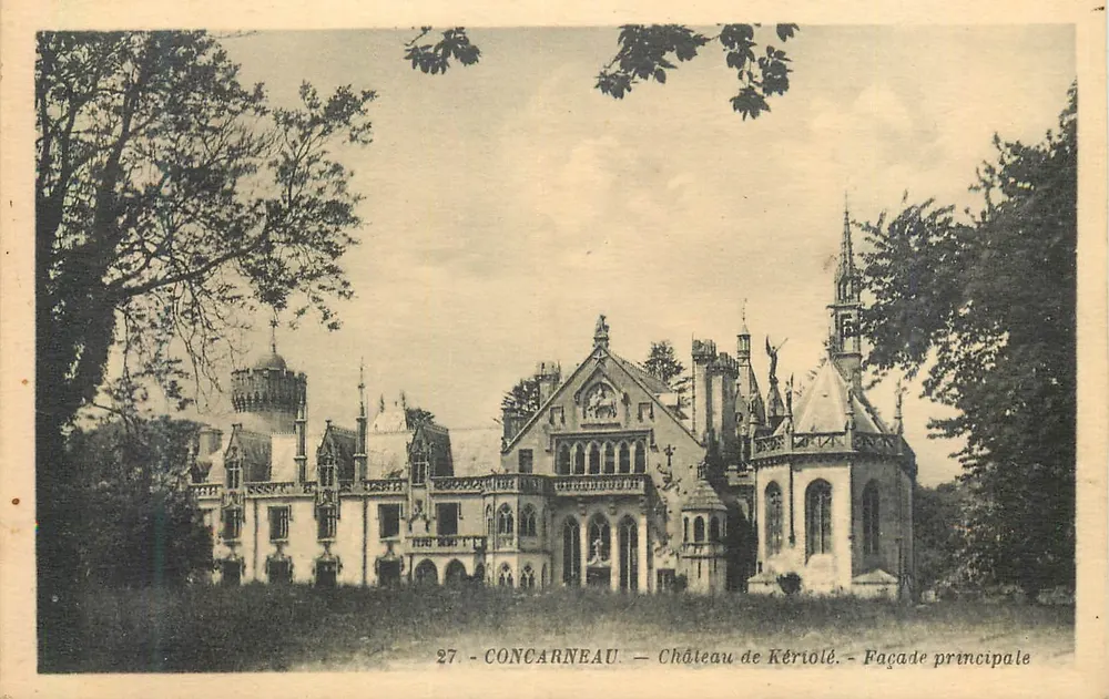 Concarneau — Kasteel van Kériolé — Hoofdgevel - Voorkant