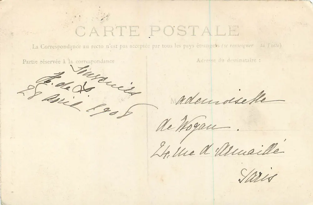 Compiègne — Joana d'Arc — Edição Novas Galerias - Verso