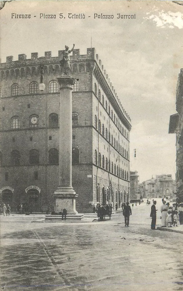 Firenze - Piazza S. Trinità - Palazzo Ferrroni - Recto