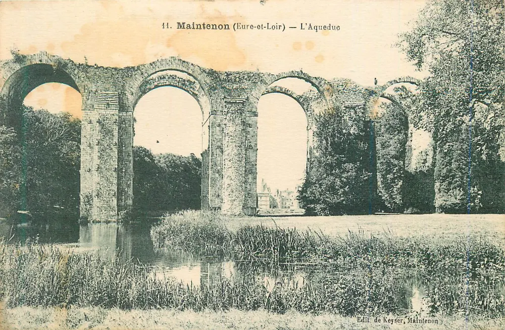 Maintenon (Eure-et-Loir) — A Aqueduto — Edit. de Keyser, Maintenon - Frente
