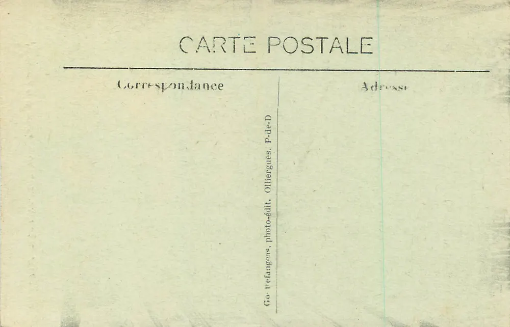 Clermont-Ferrand — Fronton katedry — G.d'O - 1097 - Rewers