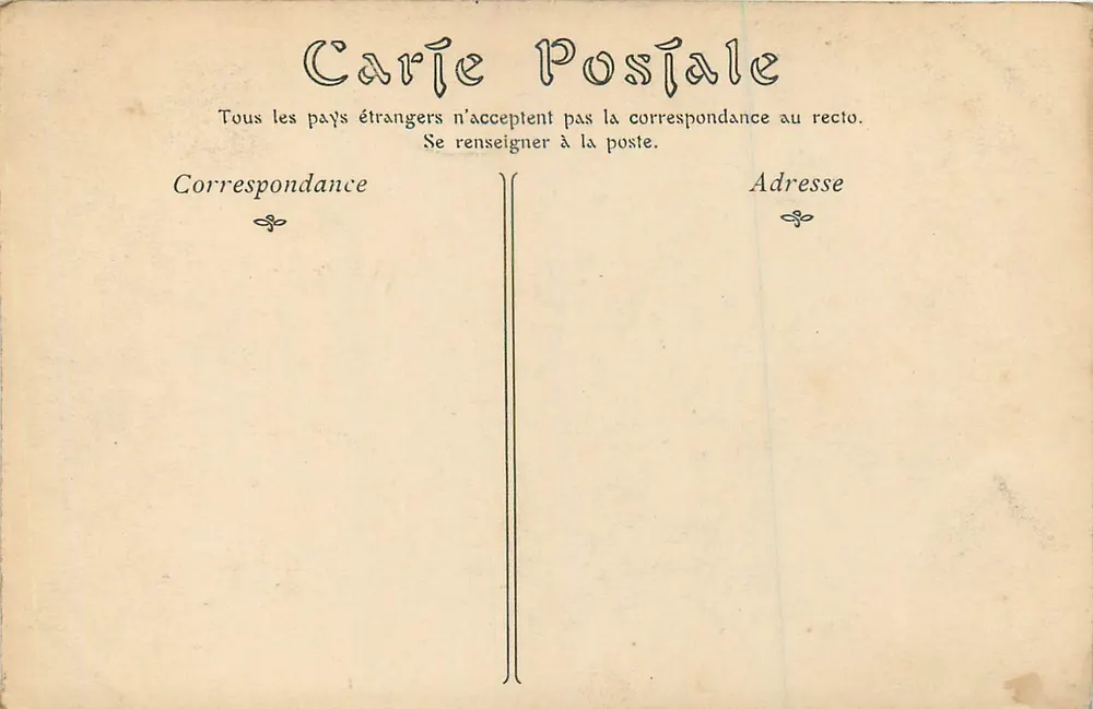 Chantilly — A Grande Singerie — ND. Fot. - Verso