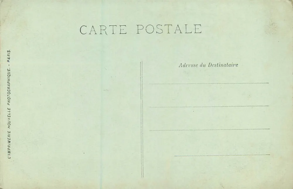 L'ABBAYE DE SAINT-DENIS — Statue de Marie-Antoinette — LL. - Verso
