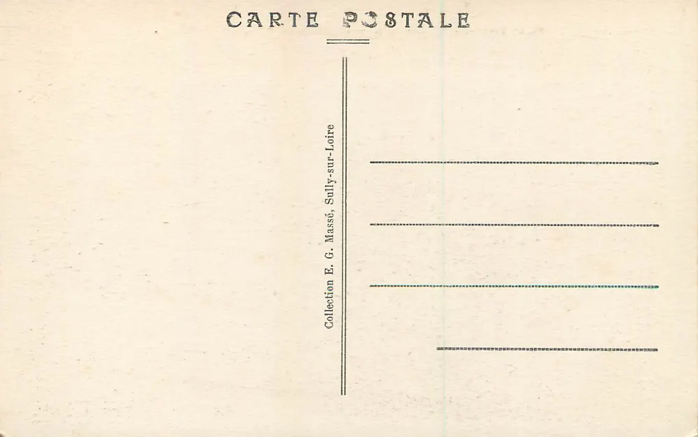 Sully-sur-Loire (Loiret) — Le Château féodal (XIVe siècle) - Verso