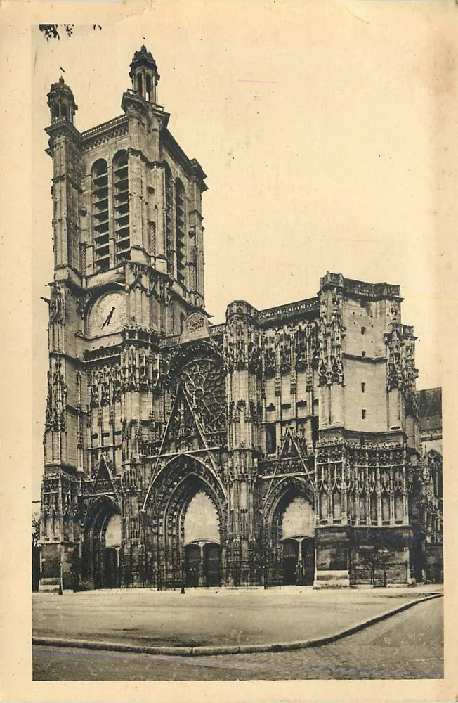 Troyes (Aube) - La Catedral de San Pedro — Ch. Granddider, Troyes, n°64 - Anverso