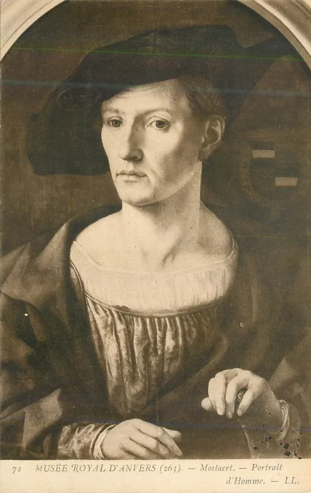 Retrato de Homem — Museu Real de Anvers (263) — Mostaert — LL - Frente
