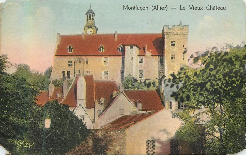 Montluçon (Allier) — O Velho Castelo — Cim - Frente