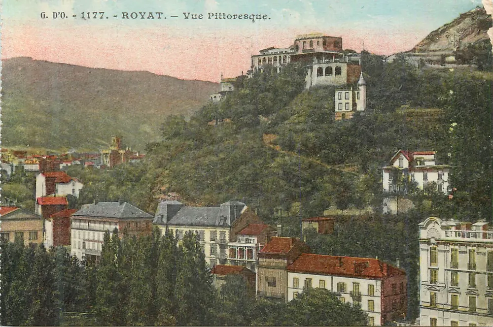 Royat — Vista Pitoresca — G. D'O. n° 1177 - Frente