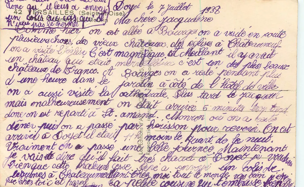 Moulin à eau — éditeur : Léon Éditions d'Art — n° 5, 1er tirage - Verso