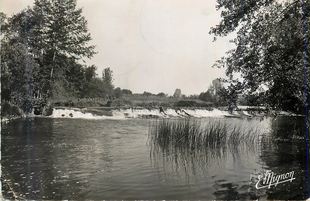 Déversoir de la Fausse Rivière — Mailly-le-Château (Yonne) — Éditeur E. Mignon - Recto