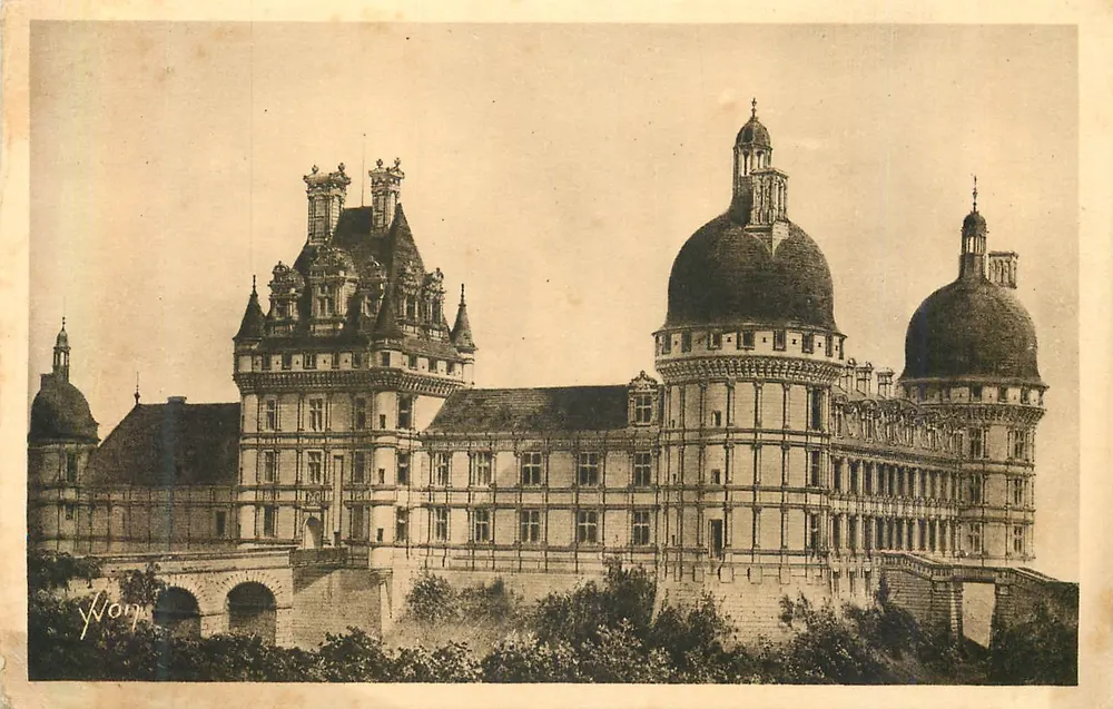 Castelo de Valençay — Vista geral — Les Éditions d'Art Yvon, Paris - Frente