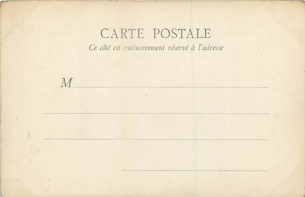 Fontainebleau — Sala de espera — B.F., Paris - Verso
