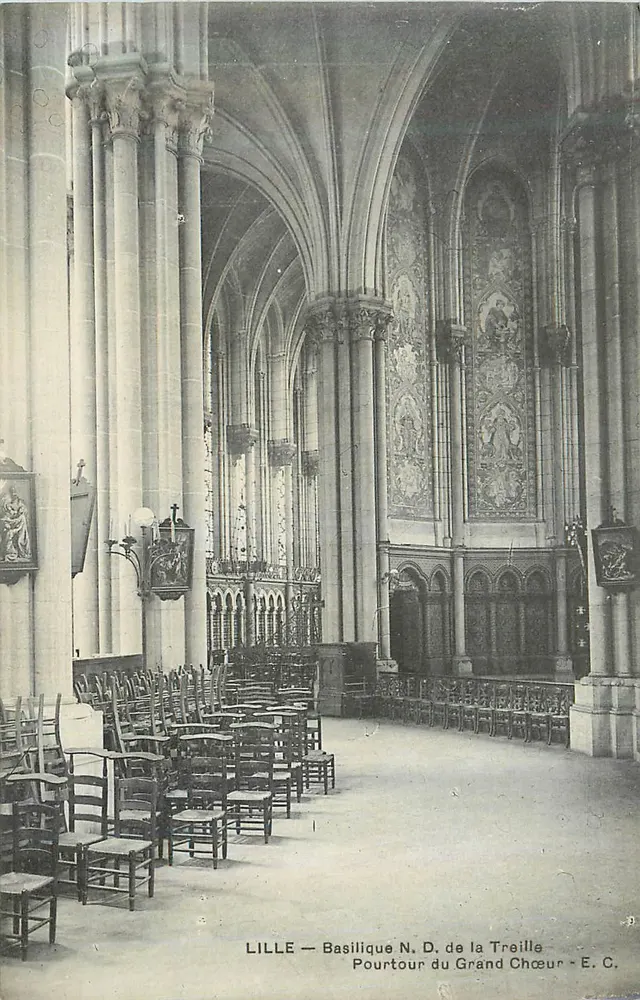 LILLE — Basilique N.D. de la Treille — Pourtour du Grand Chœur — E.C. - Vorderseite