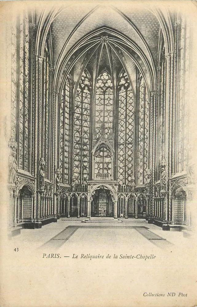 PARIS — Le Reliquaire de la Sainte-Chapelle — Collections ND Phot - Recto