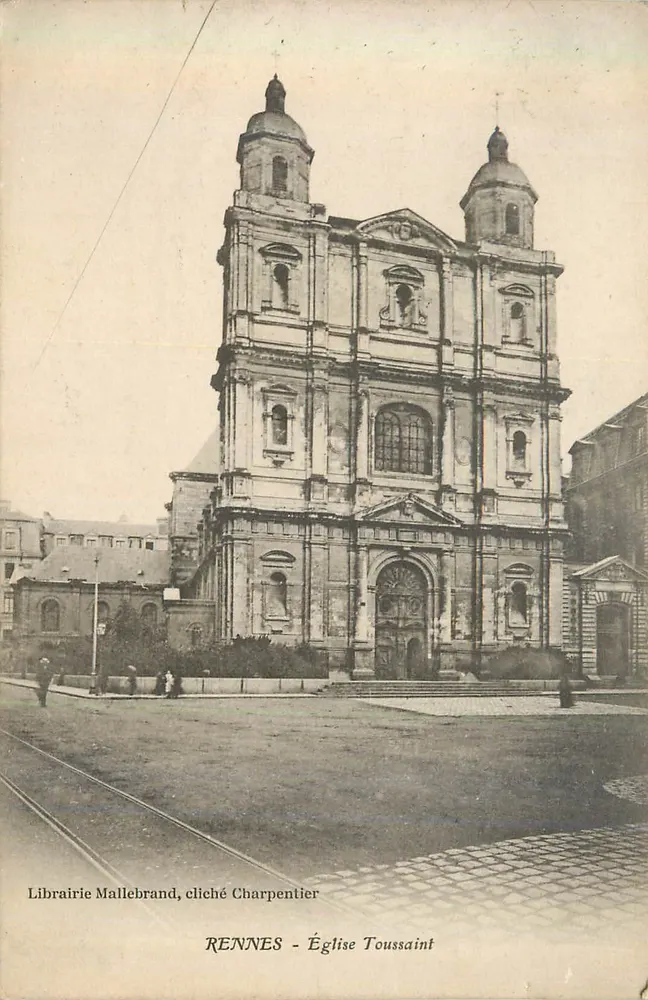 Rennes - Igreja de Todos os Santos — Livraria Mallebrand, cliché Charpentier - Frente