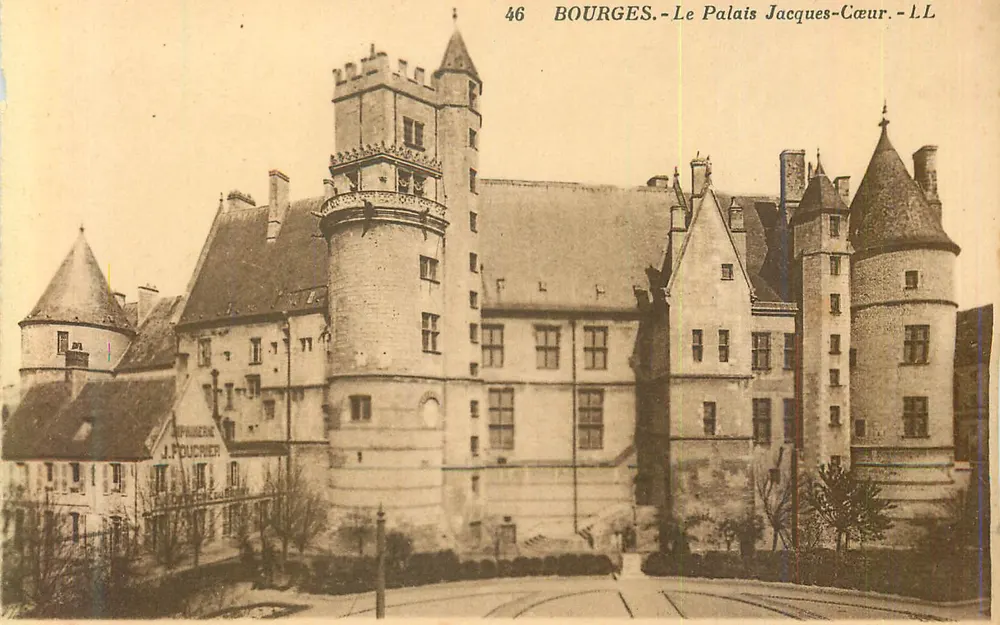 Bourges - Pałac Jacques-Cœur - J. FOUCHIER - Awers