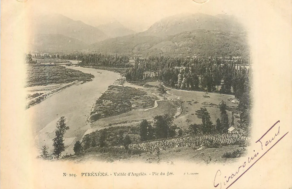 पायरीनीज - अर्गेलेस की घाटी - जेट के शिखर — T. लूर्ड, संख्या 204 - आगे