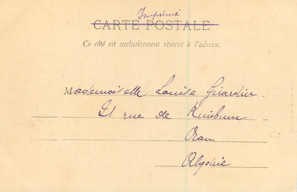 Bagnères-de-Bigorre — Vue Générale — Salou, lib. Bagnères-de-Bigorre, n°13 - Verso