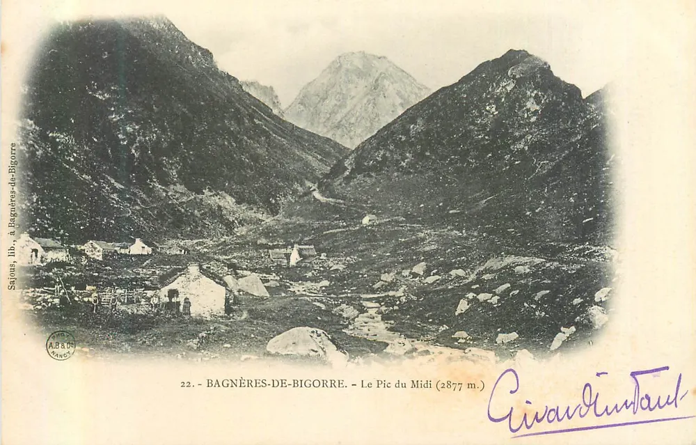 Bagnères-de-Bigorre — Der Pic du Midi (2877 m.) — A.B.&C. TANC - Vorderseite