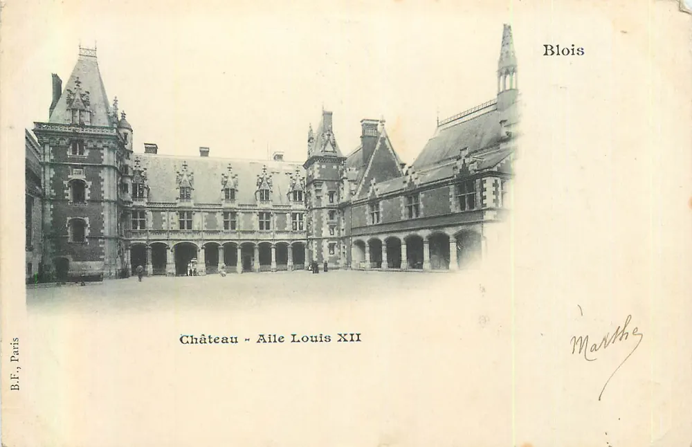 Château - Aile Louis XII — Blois — B.F., Paris - Recto