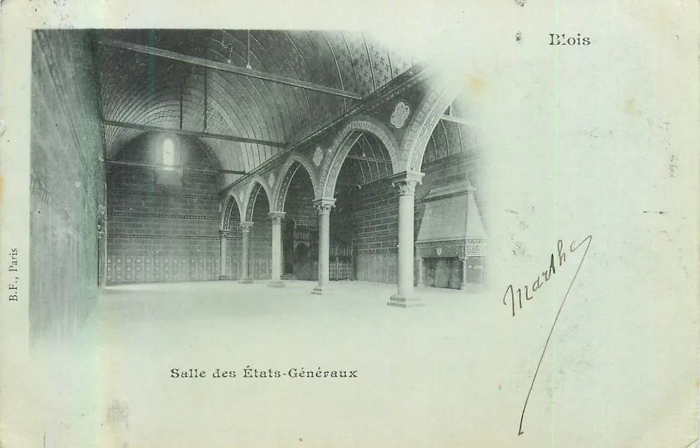 Saal der États-Généraux — Blois — B.F., Paris - Vorderseite