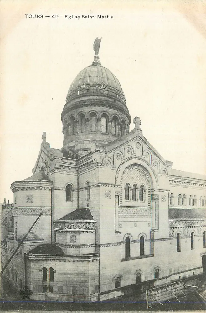 Tours — Igreja de São Martinho — Editor desconhecido, número de série não visível - Frente
