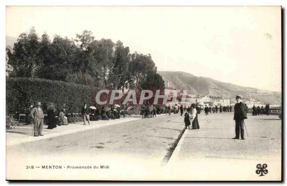 Menton - Promenade do Midi — editor MT - Frente