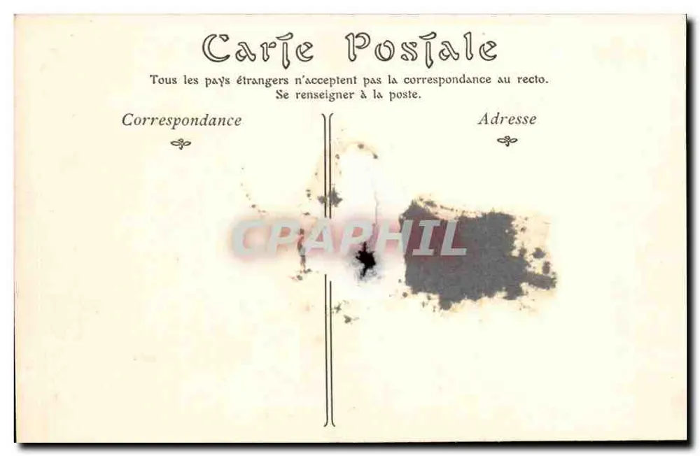 Garavan e a Fronteira Franco-Italiana — Coleções ND Phot, n° 715 - Verso