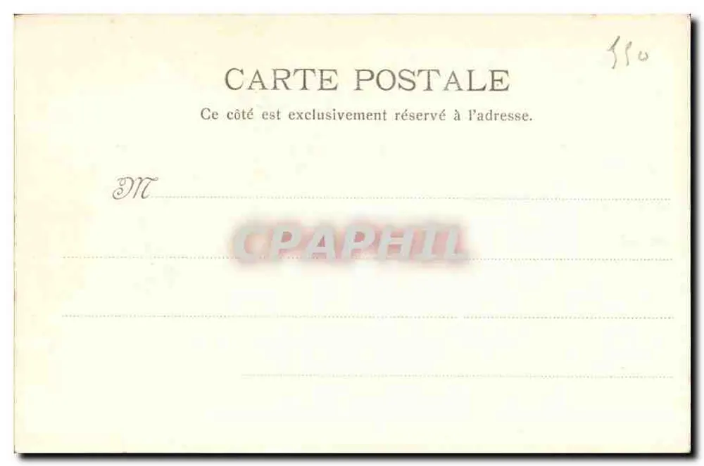 Antibes - Championnet — busto comemorativo — P. L. Maillan édit. Cannes - Verso