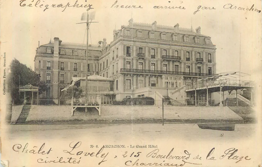Arcachon — Le Grand Hôtel, 115 Boulevard de la Plage — Châlet Lovely, N° 6 - Frente