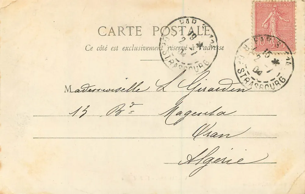 Versailles — A Prefeitura — Jules Lourcette, editor, Versailles - Verso