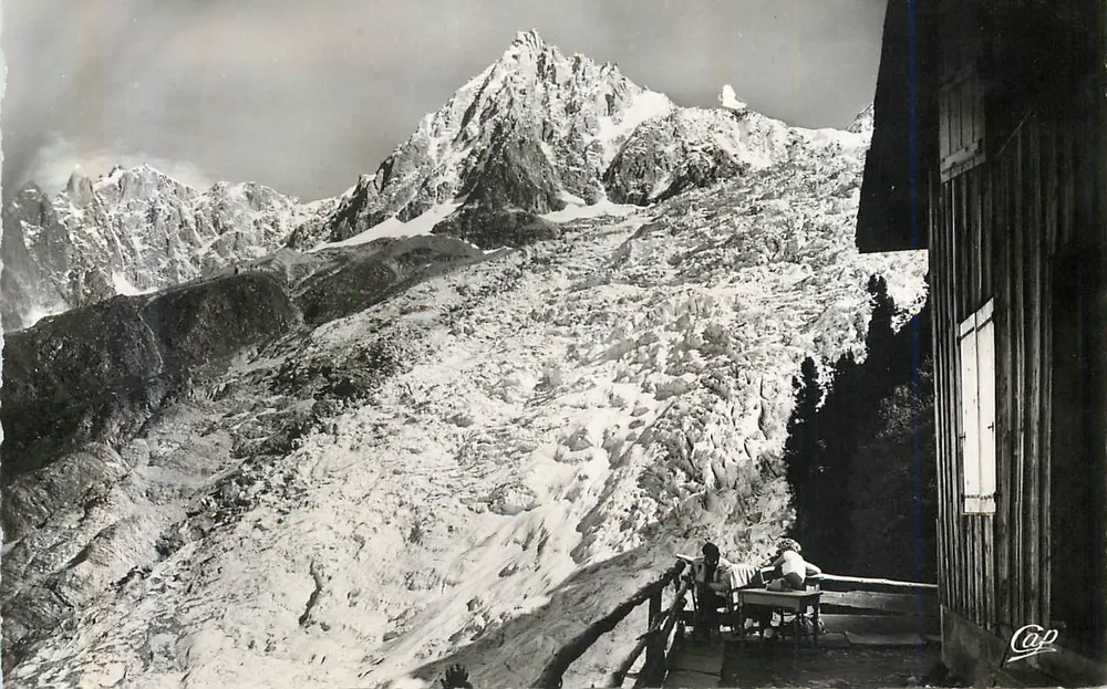 Chalet des Pyramides — Glacier des Bossons — Verlag C.A.P. Nr. 1306 - Vorderseite