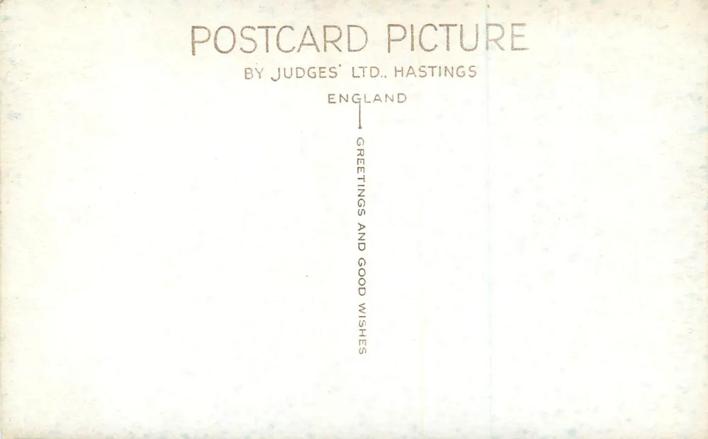 Cardiff. National Museum of Wales — Judges' Ltd. n° 12177 - Rückseite