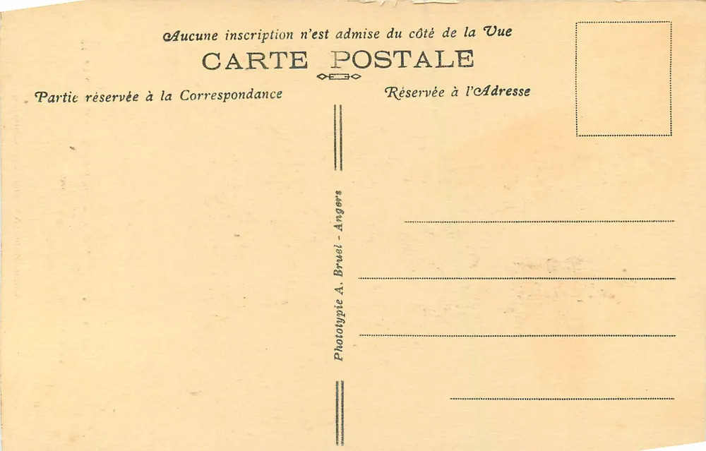 Tours (Indre-et-Loire) - Hotel Gouin (15. und 16. Jahrhundert) — Verlag A. B. - Rückseite
