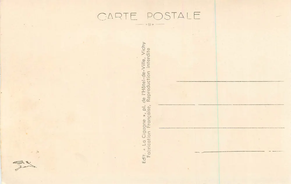 Clermont-Ferrand — Place de Jaude — La Cigogne, n°4041 - Verso