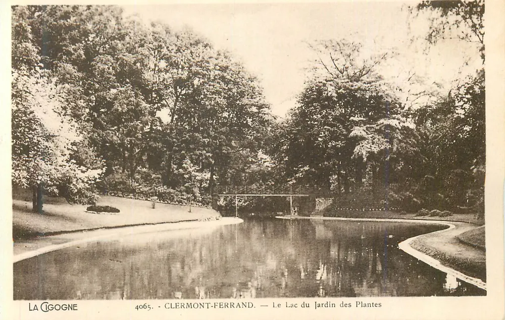 See im Jardin des Plantes — Clermont-Ferrand — La Cigogne, n° 4065 - Vorderseite