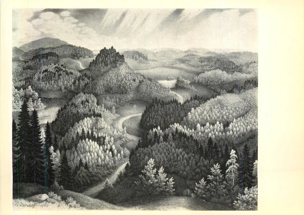Frühling in Võrumaa — G. Reindorff — Aurora Art Publishers, n° 387 - Vorderseite