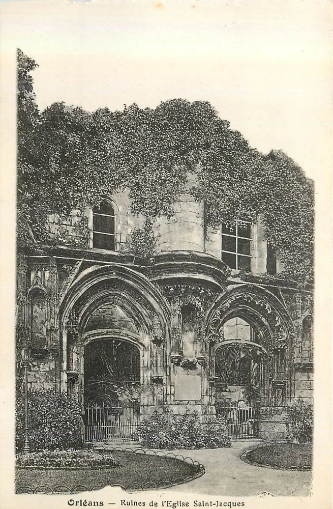 Orléans — Ruínas da Igreja de São Jacinto — L. Lenormand, Orléans - Frente