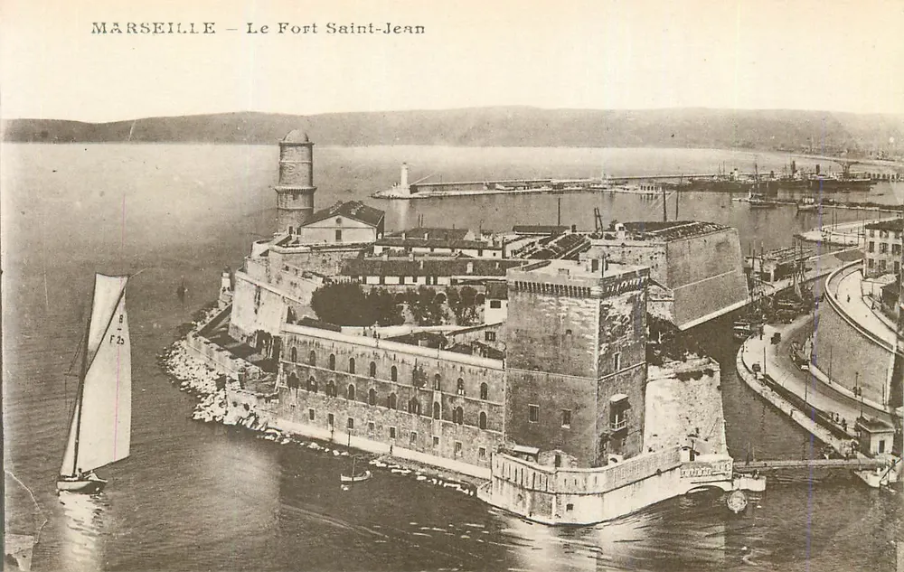 Marseille — O Forte Saint-Jean — Editor: P. Lévy, n° 25 - Frente