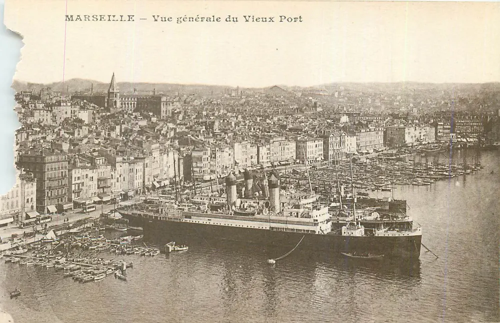 MARSEILLE — Allgemeiner Blick auf den Vieux-Port — unbekannter Verleger - Vorderseite