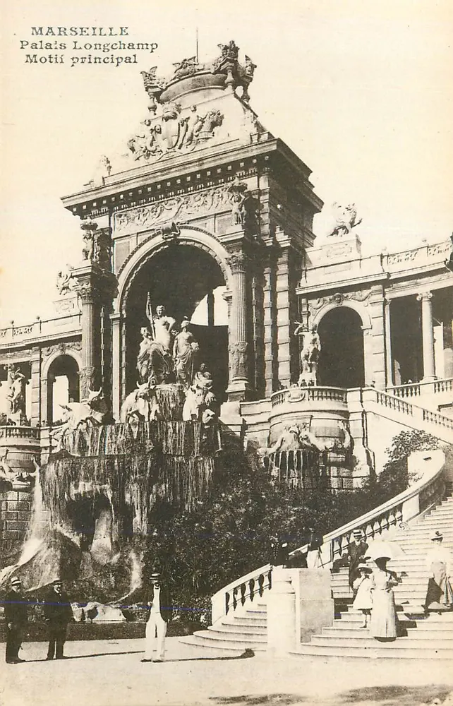 Marseille — Palais Longchamp, motif principal — éditeur non identifié - Recto