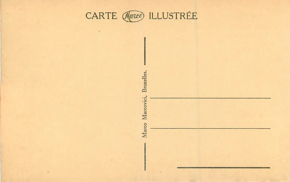 Ostende — Digue et Grands Hôtels vers le Châlet du Roi — Marco - Verso