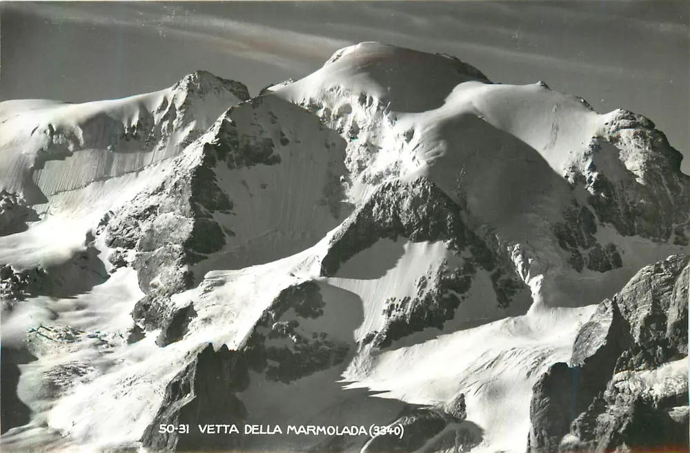 वेटा डेल्ला मार्मोलाडा (3340) - बर्फीला पैनोरमा - एडीशन घेडिना, संख्या 50-31 - आगे