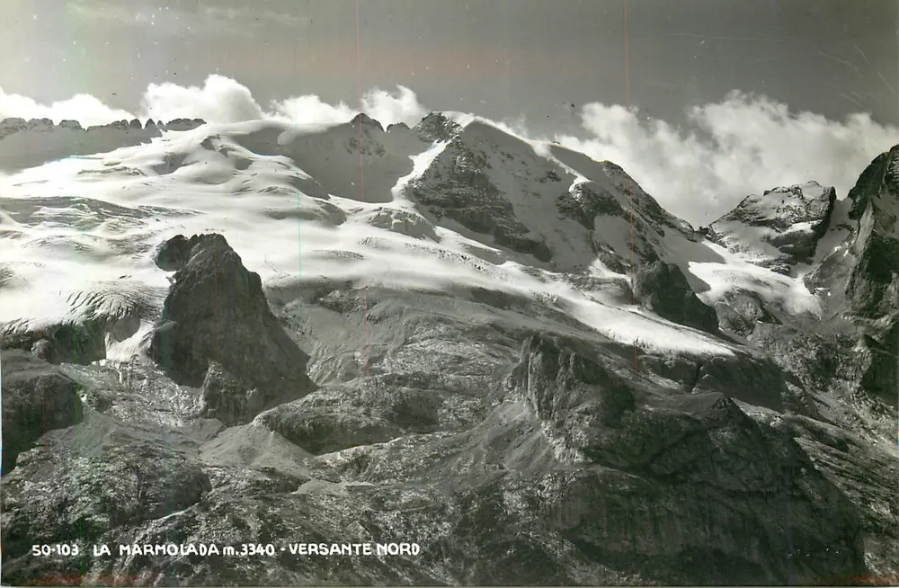 La Marmolada m.3340 — Noordzijde — Uitgave Ghedina - Voorkant