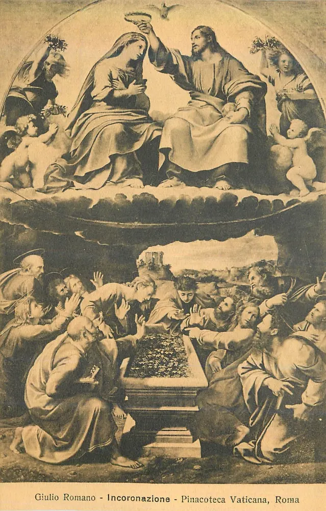 Incoronazione — Giorgio Romano — Pinacoteca Vaticana, Roma - Vorderseite