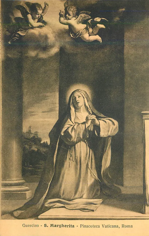 S. Margherita — Werk von Guercino — Pinacoteca Vaticana, Rom - Vorderseite