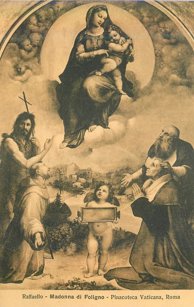 Madonna von Foligno — Raphael — Pinacoteca Vaticana, Rom - Vorderseite