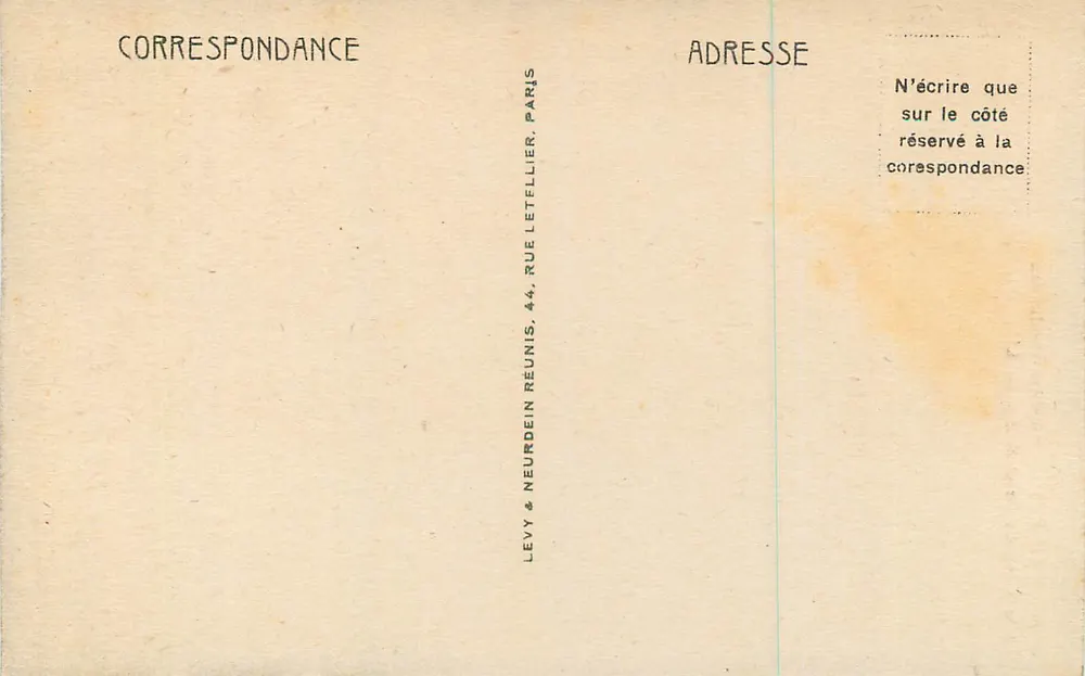 Le Puy — Treppen, die zum Kapell Saint-Michel führen — Verlag LL - Rückseite