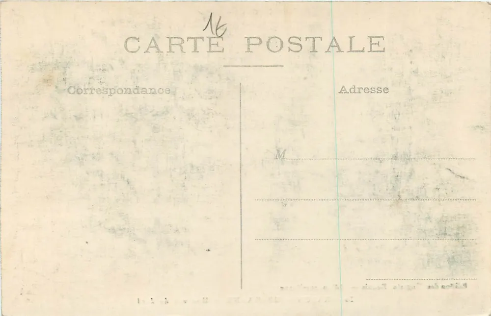 Chalons-sur-Marne — Una vista del Jardín — Edición de los Almacenes Unidos, n°30 - Reverso